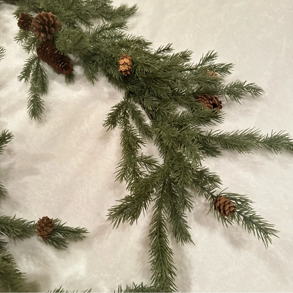 Hobby lobby 2 garland 6 feet each one Festive Green Holiday Garland
